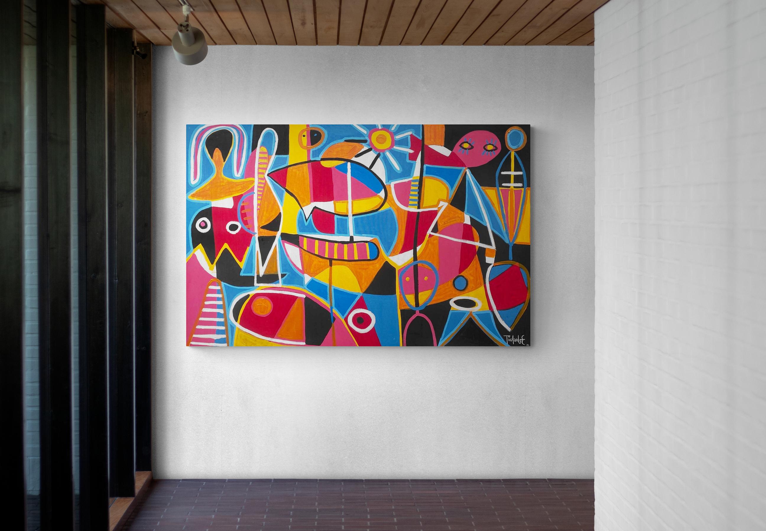 Sol de Medio Día, Arte contemporanea, Pittura astratta, 21° secolo in vendita 1