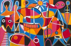 Sol de Medio Día, Contemporary Art, Abstract Painting, 21st Century