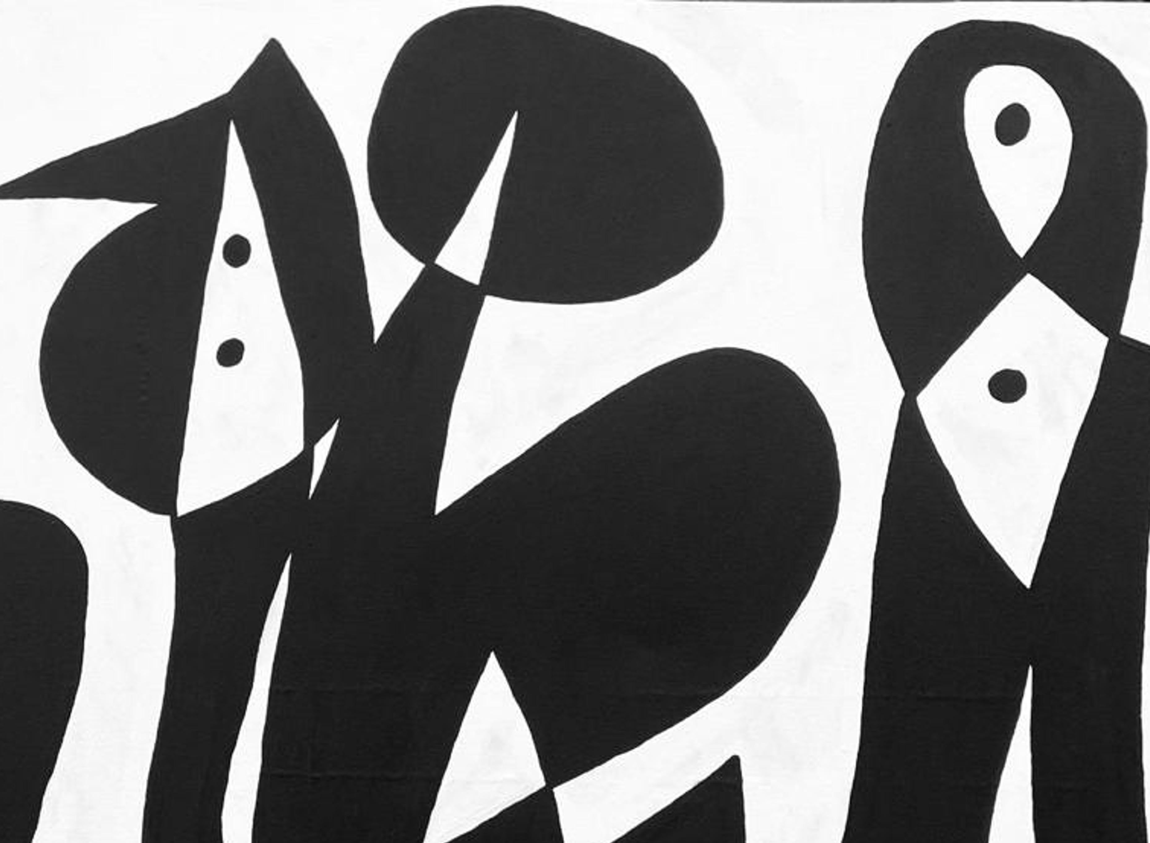 Tres Cuerpos Escuetos, Arte contemporanea, Pittura astratta, 21° secolo - Painting Astratto di Enrique Pichardo
