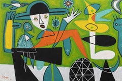 Ventrilocuo, Contemporary Art, Abstract Painting, 21st Century