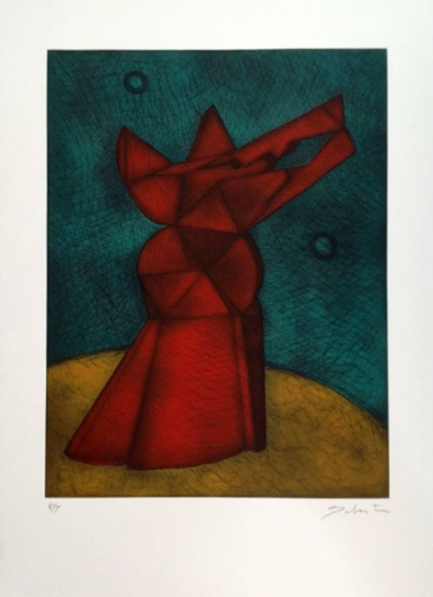 Coyote - Print by Enrique Sebastian Carbajal