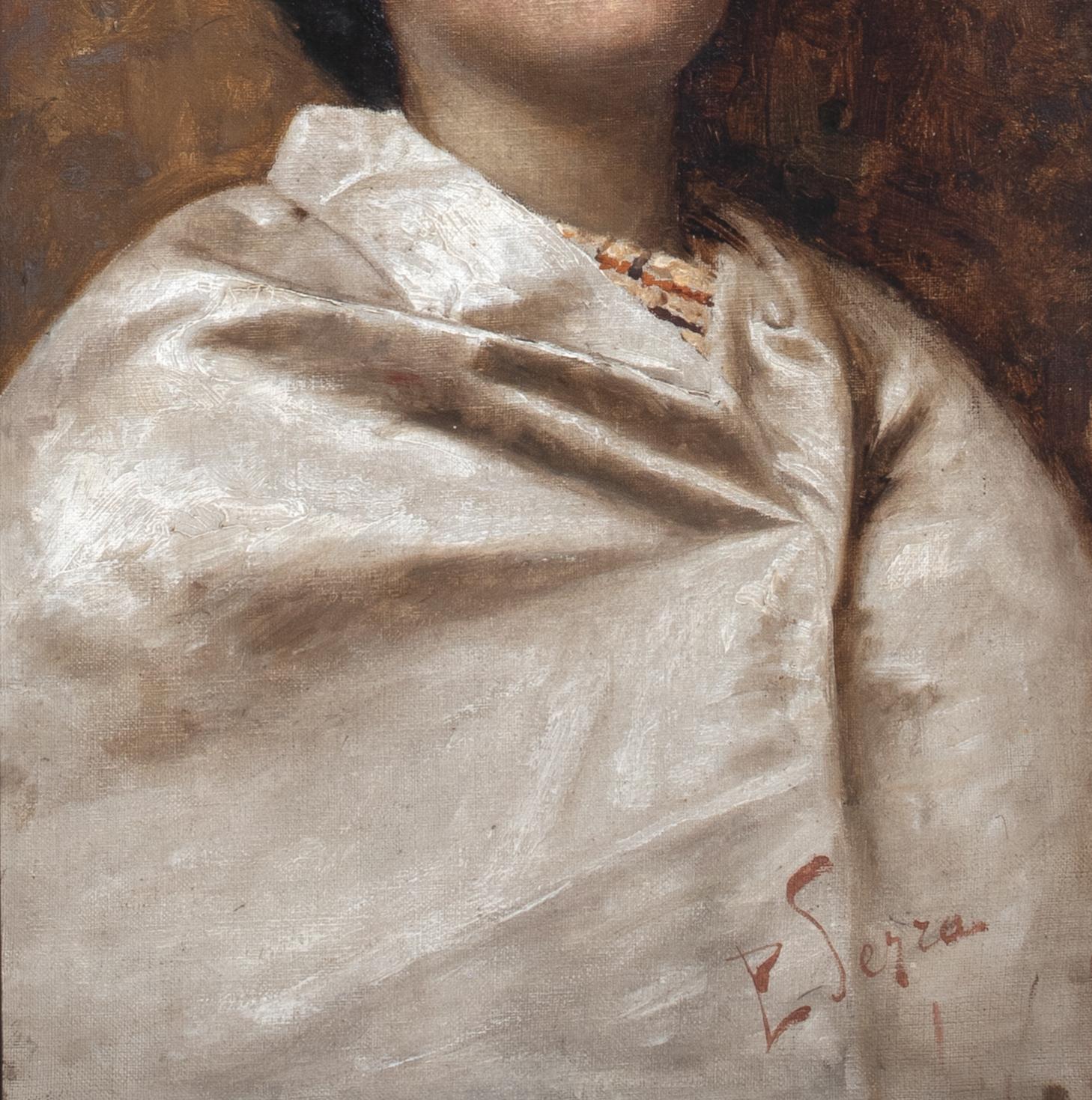 Ritratto di ragazzo in bianco, XVII secolo   da Enrique SERRA Y AUQUÉ (1859-1918) 1