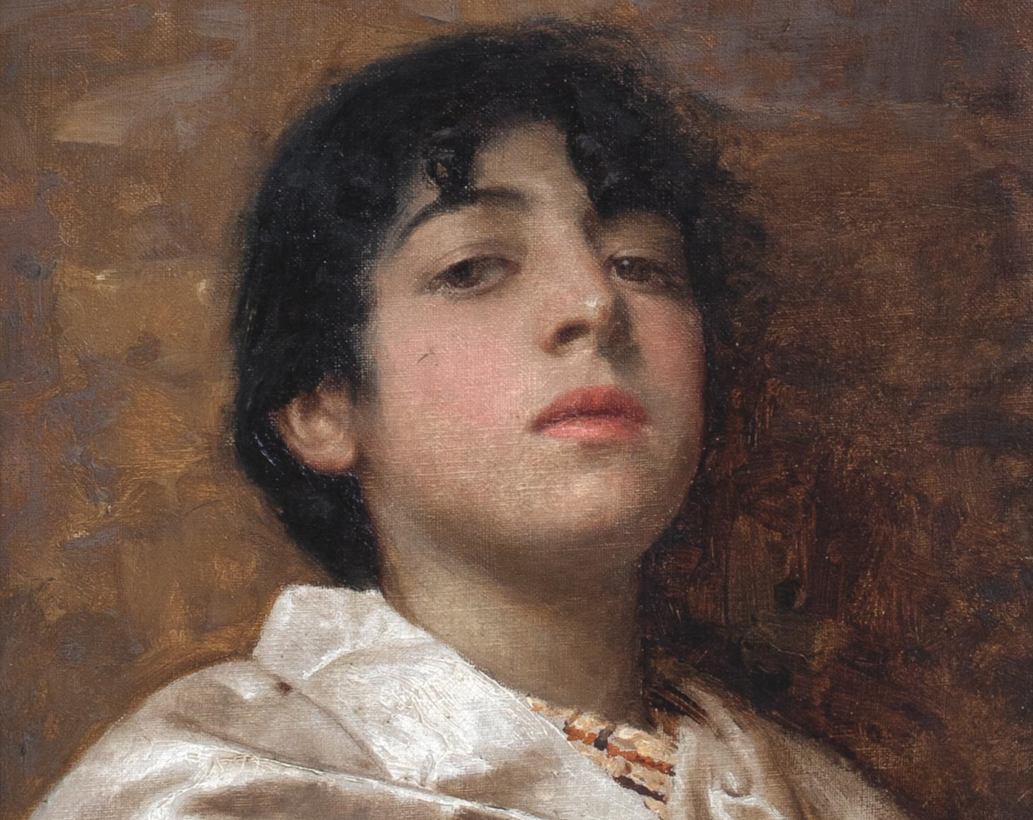 Ritratto di ragazzo in bianco, XVII secolo   da Enrique SERRA Y AUQUÉ (1859-1918) 2