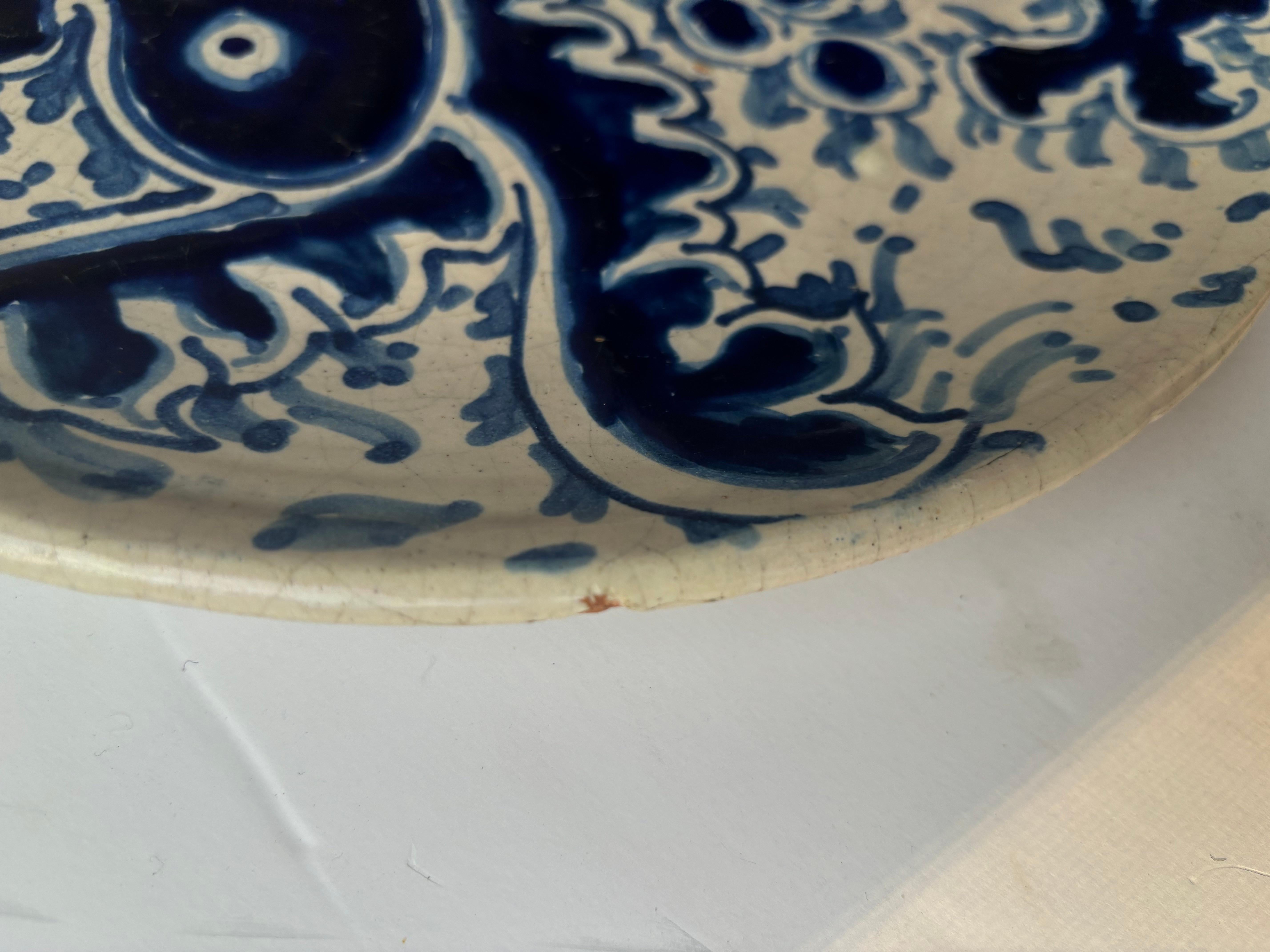 Mexican Enrique Ventosa , Uriarte Martinez pottery/ceramic  charger , centerpiece Mexico