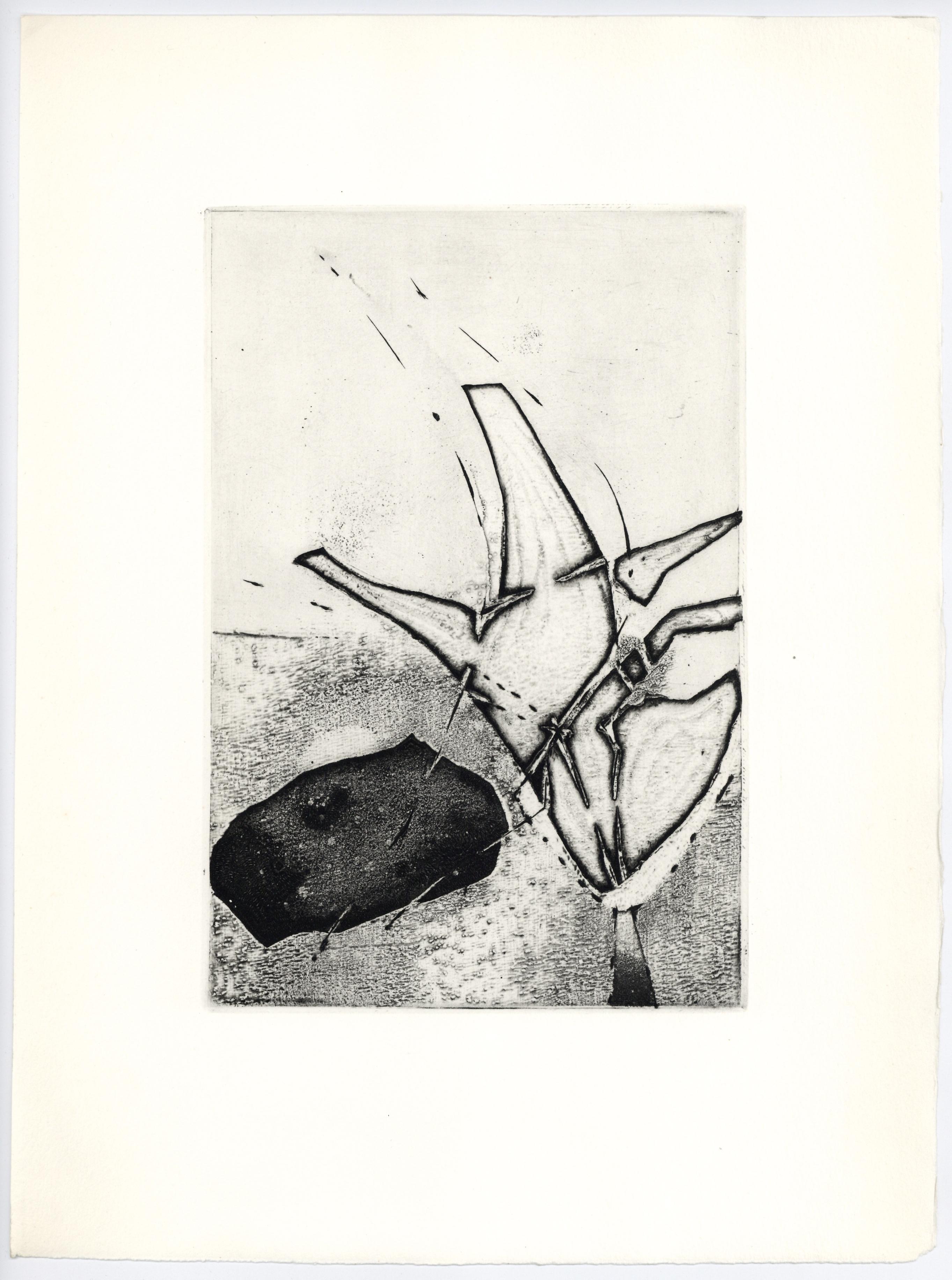 grabado original para Paroles Peintes - Print de Enrique Zañartu