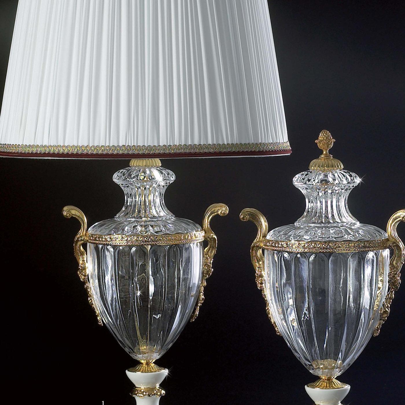 Italian Enry Porcelain Lamp For Sale