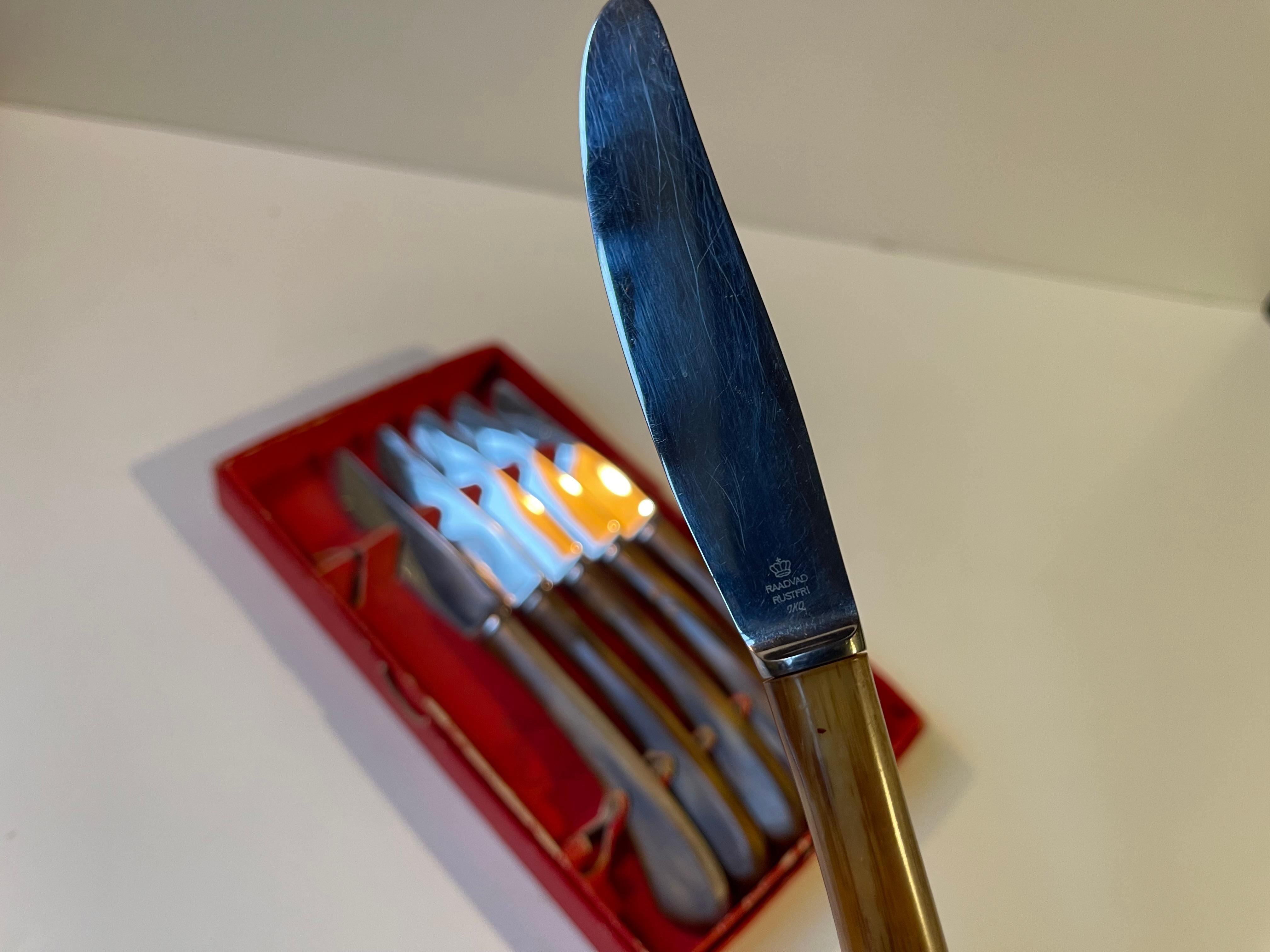 ens Harald Quistgaard Vintage Danish Butter Knives, 1960er Jahre (Moderne der Mitte des Jahrhunderts) im Angebot