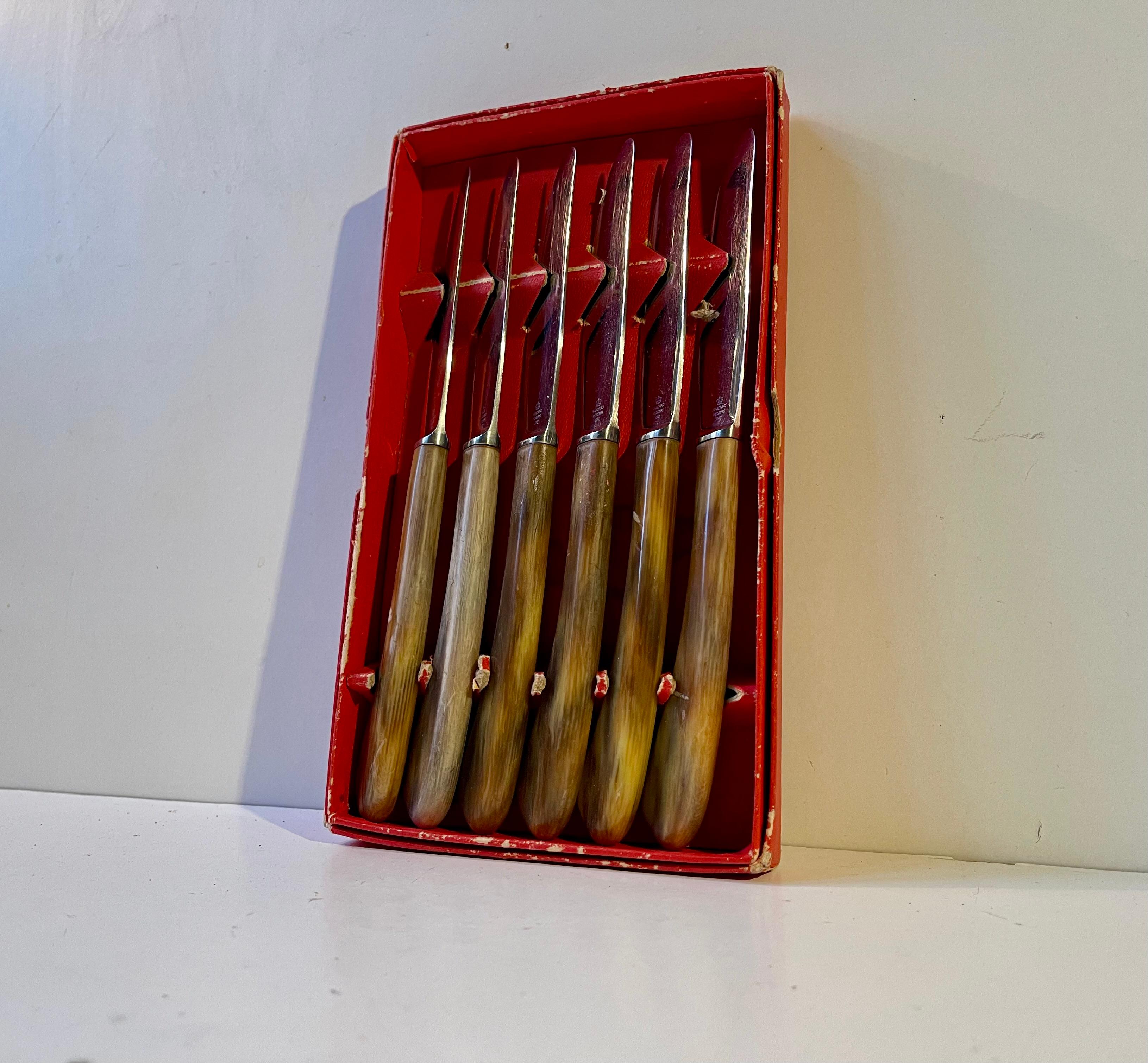 ens Harald Quistgaard Vintage Danish Butter Knives, 1960er Jahre (Dänisch) im Angebot