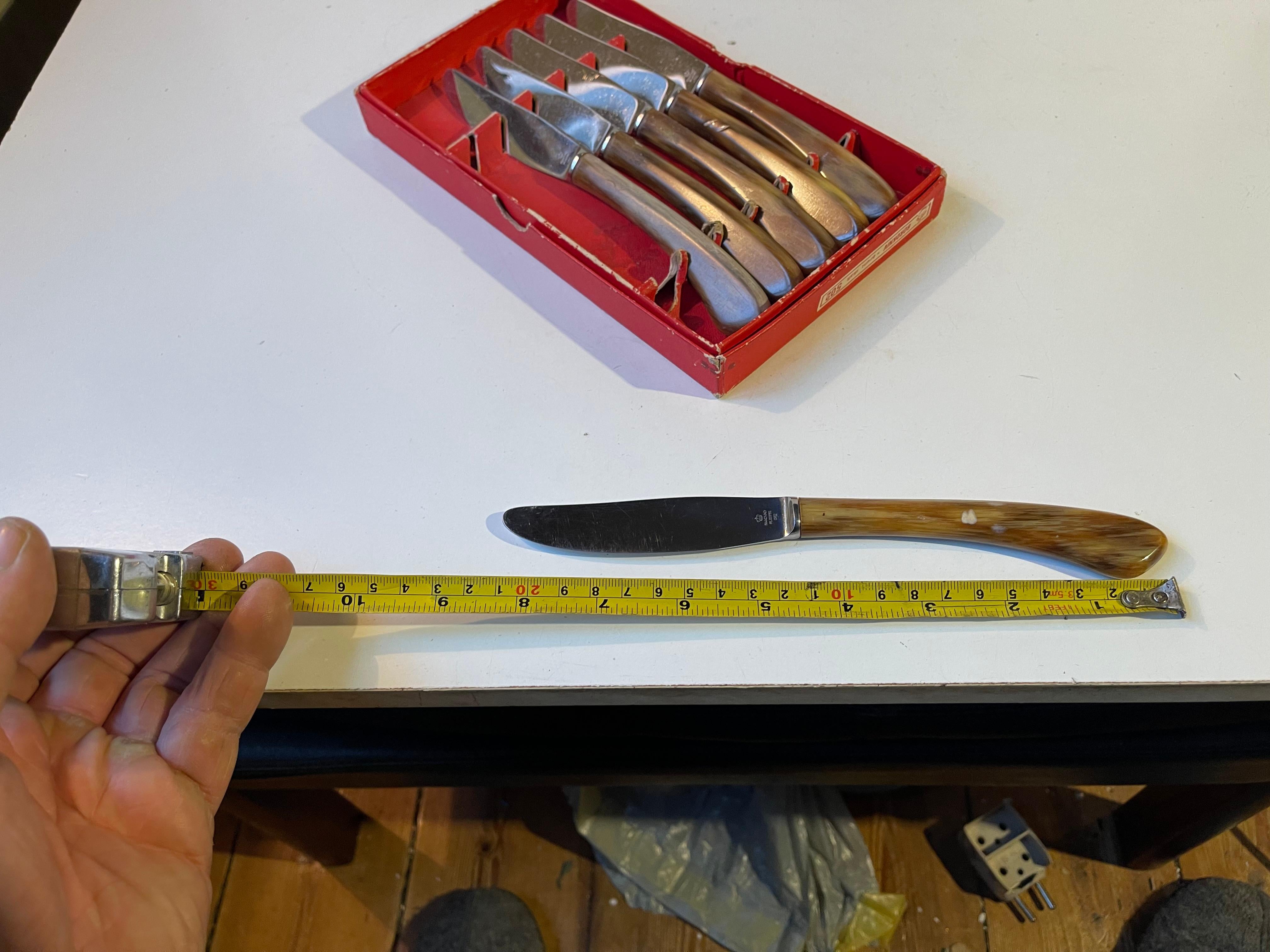 ens Harald Quistgaard Vintage Danish Butter Knives, 1960er Jahre im Zustand „Gut“ im Angebot in Esbjerg, DK