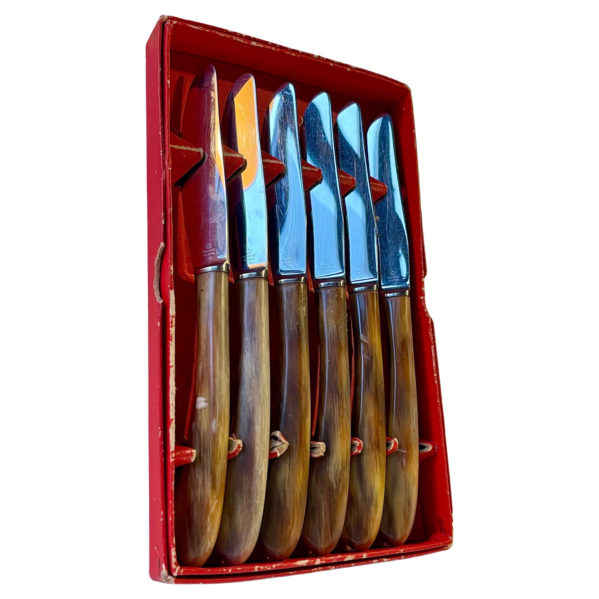 ens Harald Quistgaard Vintage Danish Butter Knives, 1960s