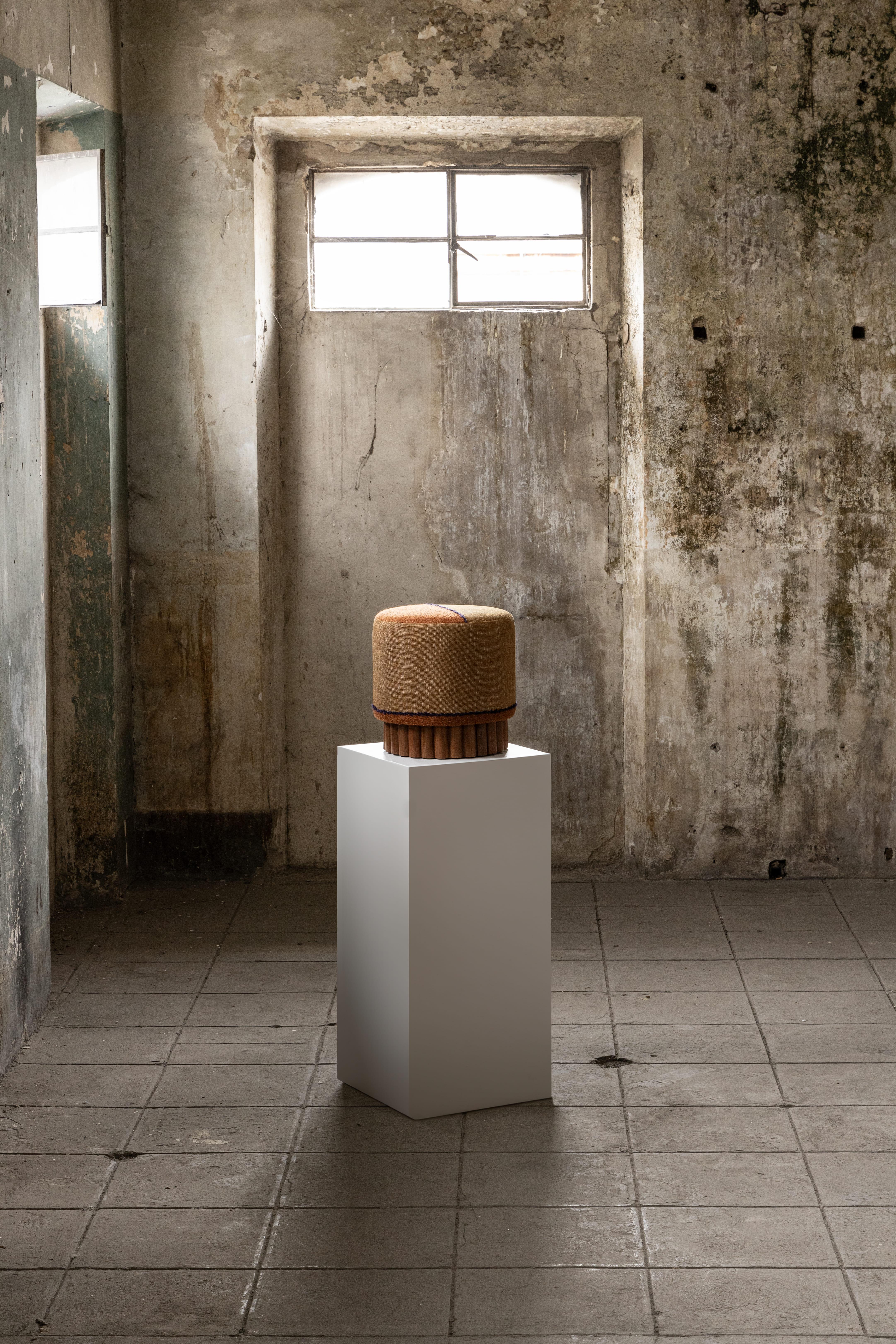 Fatto a mano Pouf Ensamble in  Levante 346-35 in vendita