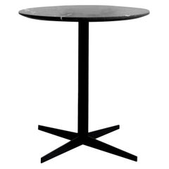 Ensamble steel and black marble Side Table