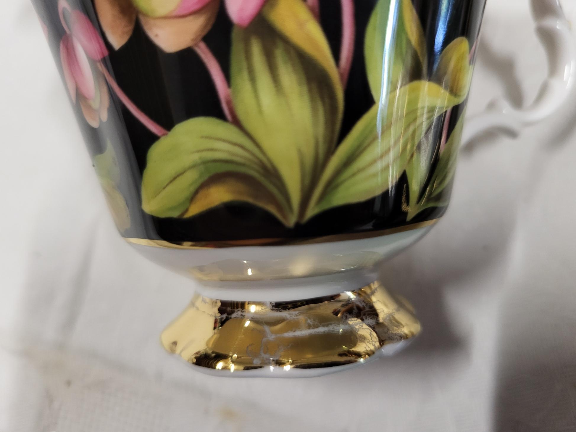 Ensemble à thé Royal Albert Provincial Flowers porcelaine England 1975 (8pièces) in vendita 8