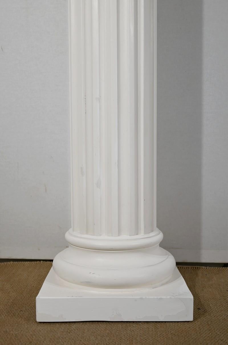 Busto di Antinoo su colonna - Fine XIX secolo in vendita 4