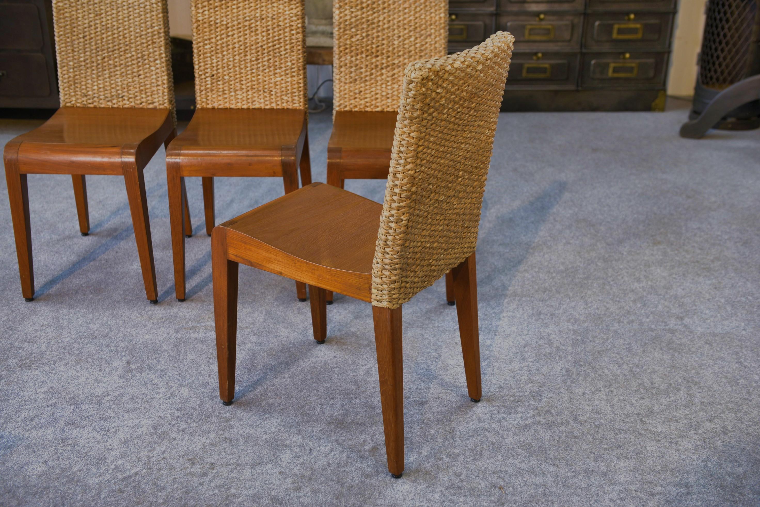 Ensemble de 4 chaises éditées par Yothaka For Sale 4