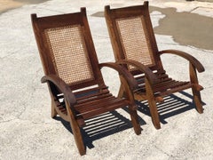 Fauteuil Canné,  Style Africaniste, 1950