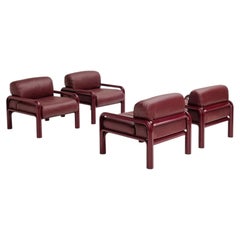 Ensemble de 4 fauteuils Modèle 54 par Gae Aulenti pour Knoll