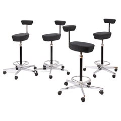 Ensemble de 4 Tabourets Hauts Vitra Nelson Barsch, George Nelson