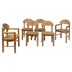 Vintage Ensemble De 6 Chaises Attribuées À Rainer Daumiller Pour Hirtshals Savvaerk, 1980