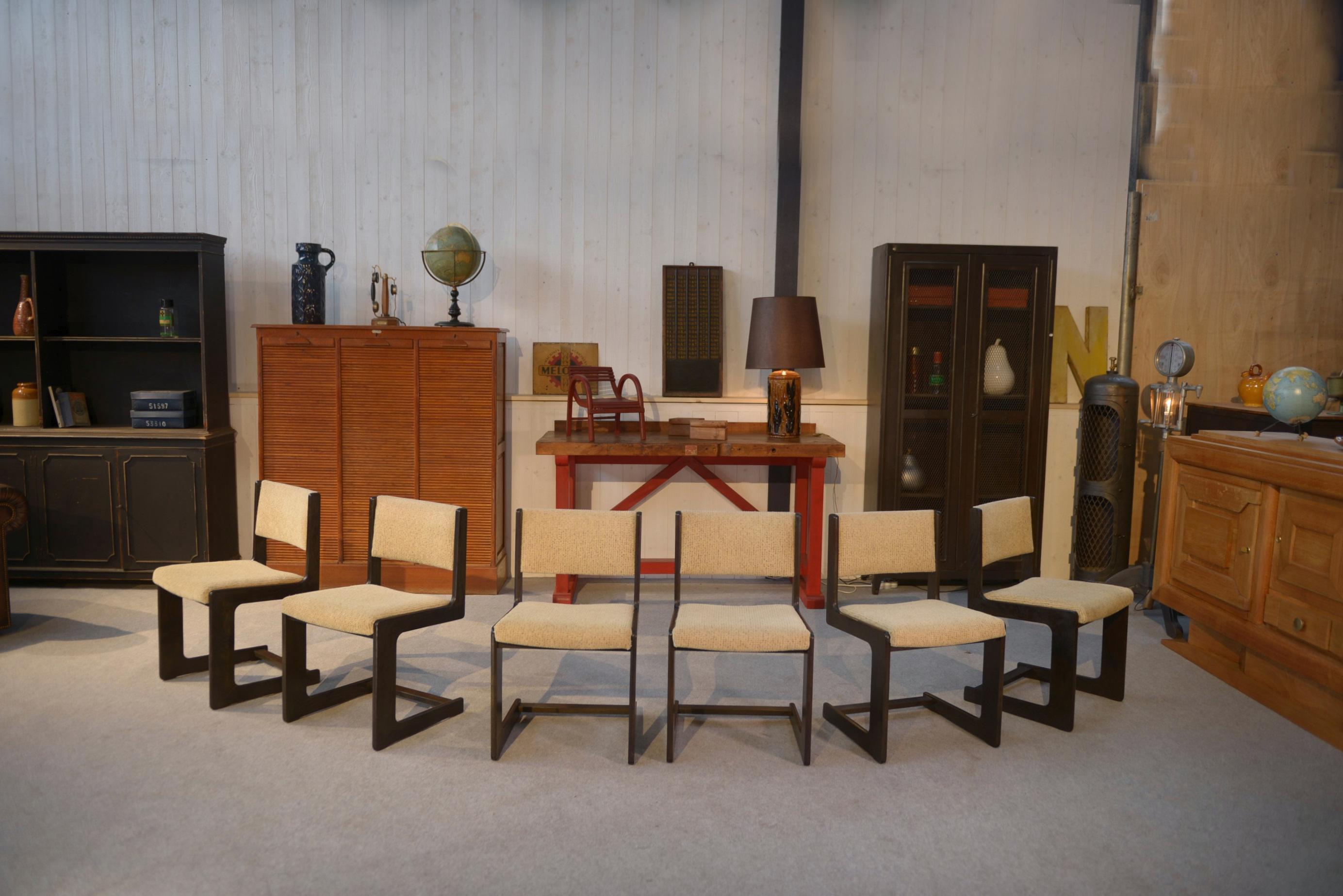 Ensemble von 6 Liegen CASALA aus Kunststoff, 1970er Jahre (Italienisch) im Angebot