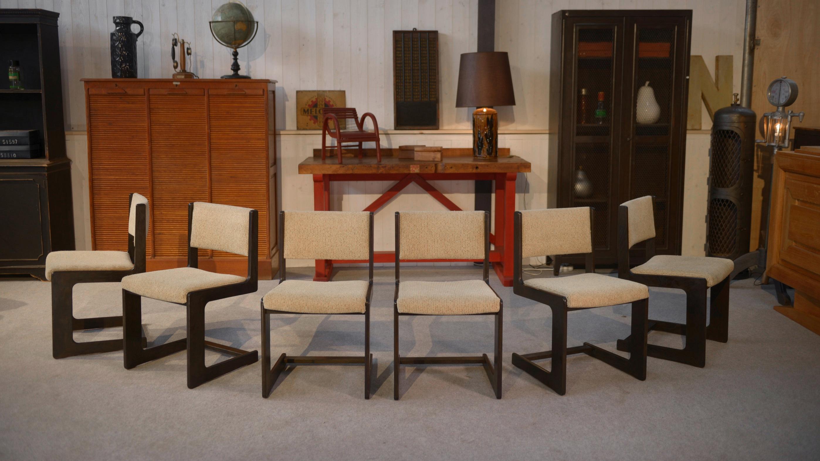 Ensemble von 6 Liegen CASALA aus Kunststoff, 1970er Jahre im Angebot 2