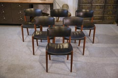 Ensemble de 6 chaises Ejner Larsen et A. Bender Madsen pour Willy Beck