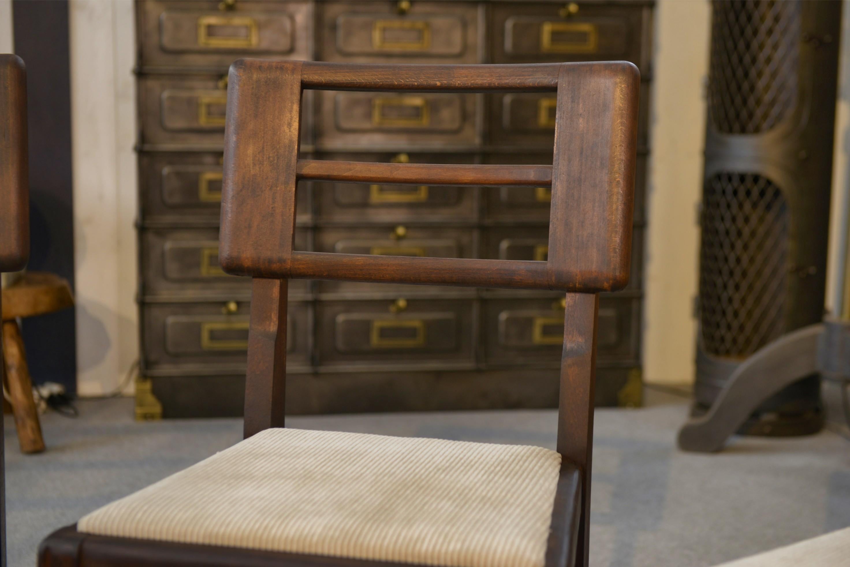 Ensemble de 6 chaises par Pierre Cruege 1960's in vendita 7