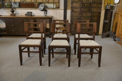 Ensemble de 6 chaises par Pierre Cruege Años 60