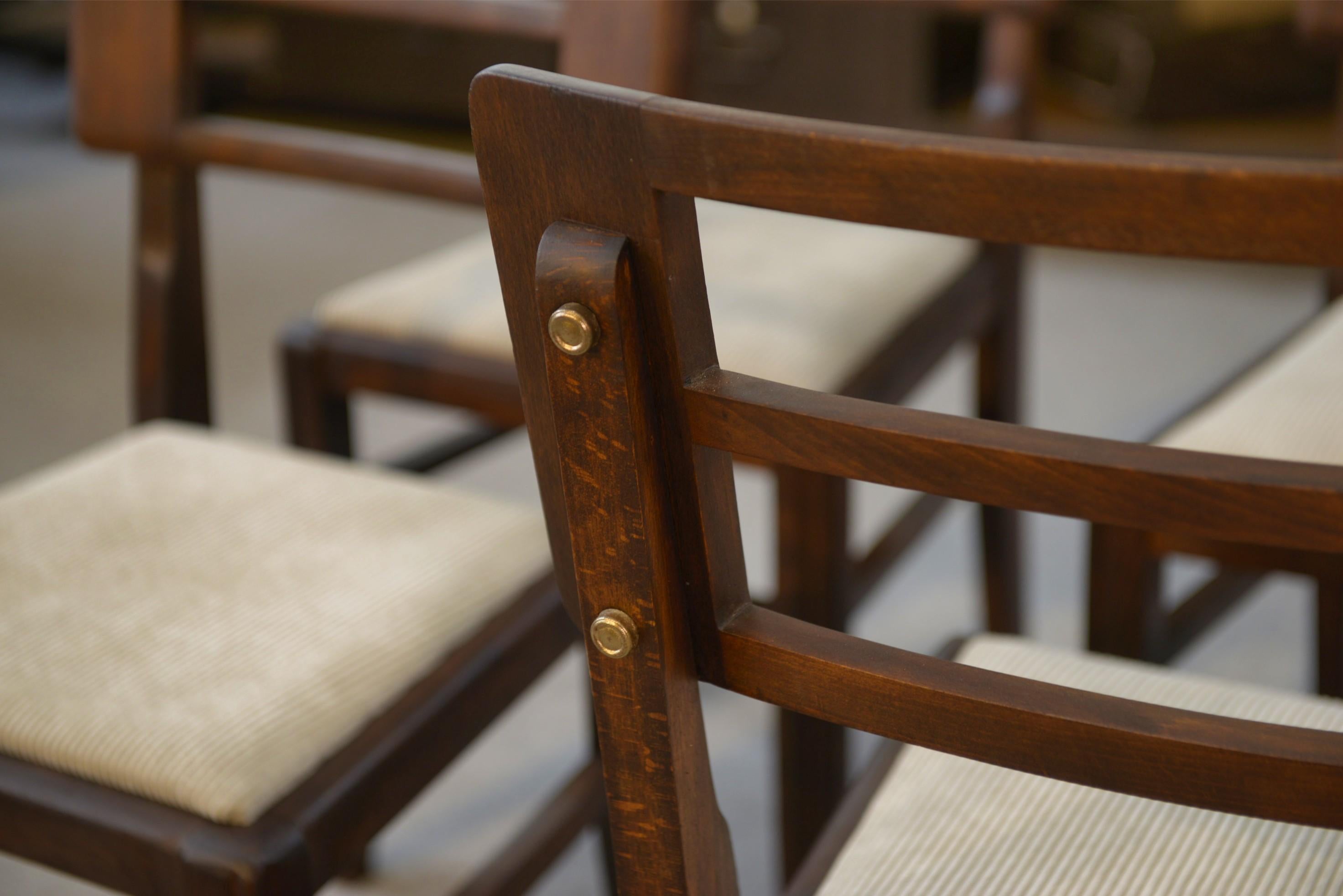 Ensemble de 6 chaises par Pierre Cruege 1960's in vendita 3
