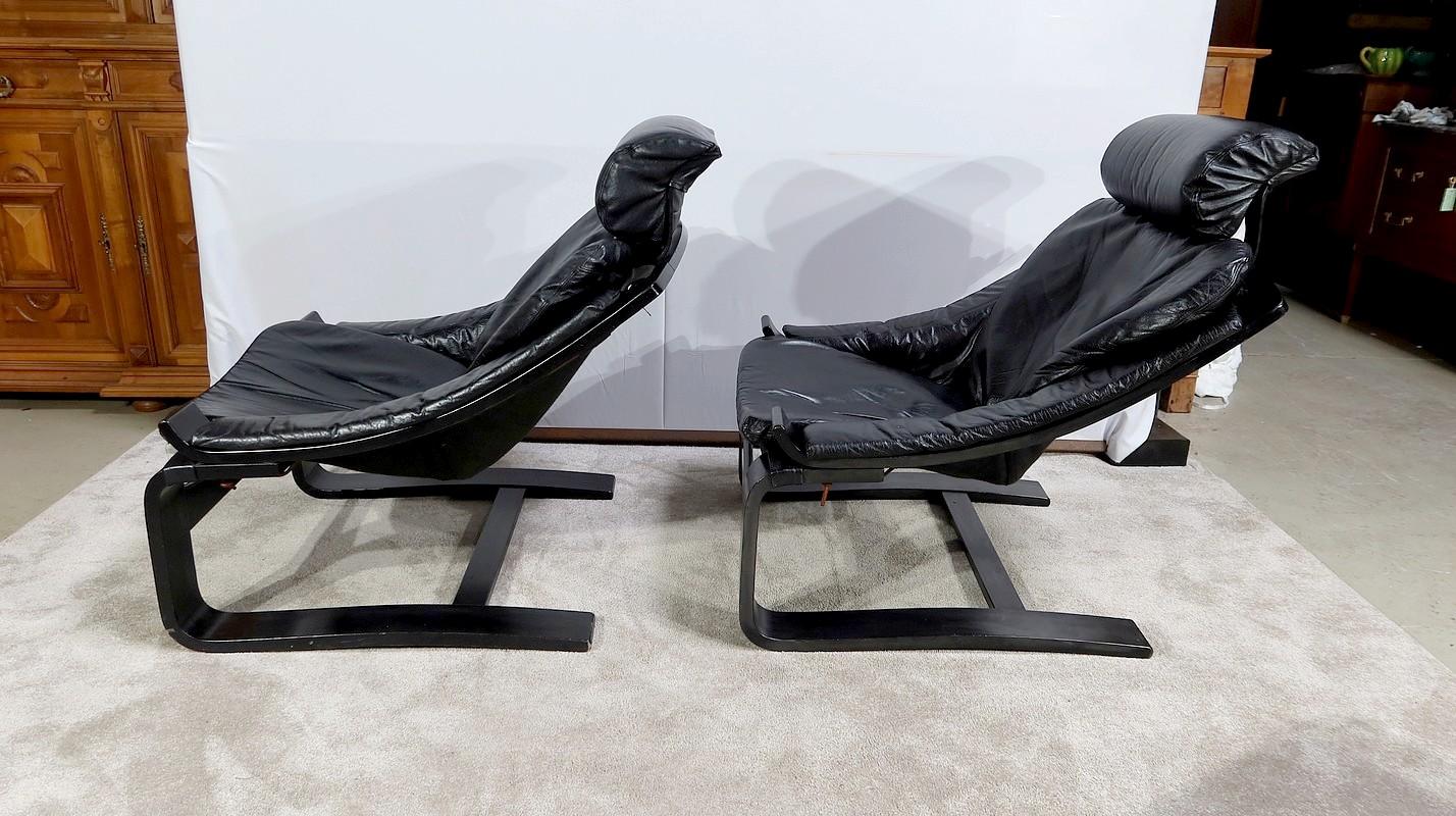 Late 20th Century “Kroken” Living Room Set by Ake Fribyter for Nelo – 1974 For Sale