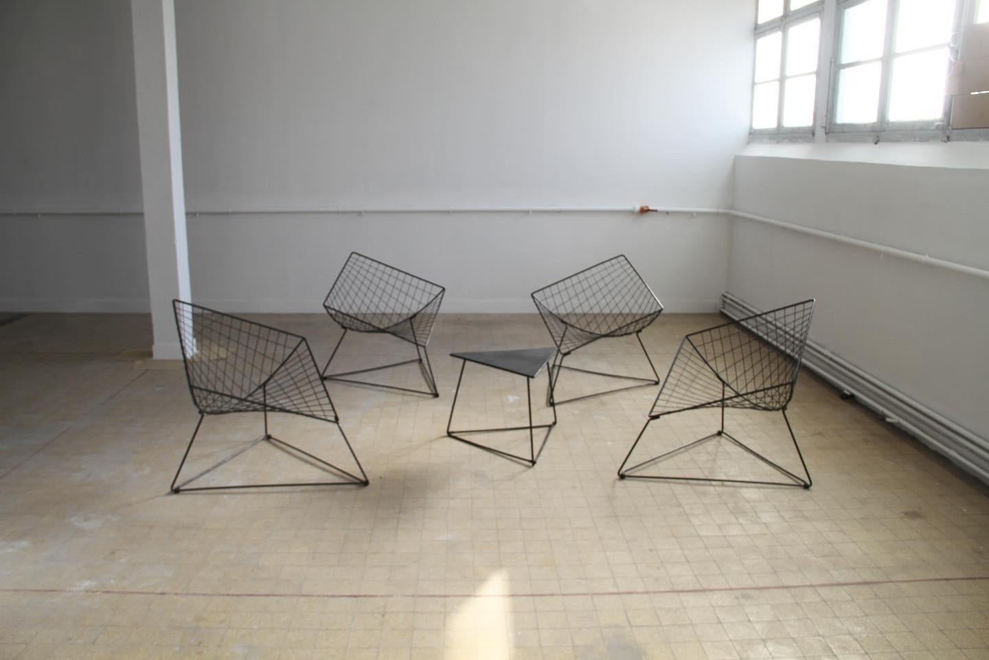Ensemble de salon Niels Gammelgaard vintage 1980 In Excellent Condition For Sale In LYON, FR