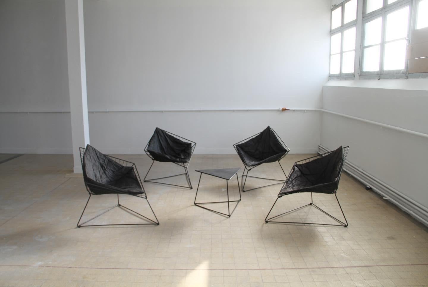 Late 20th Century Ensemble de salon Niels Gammelgaard vintage 1980 For Sale