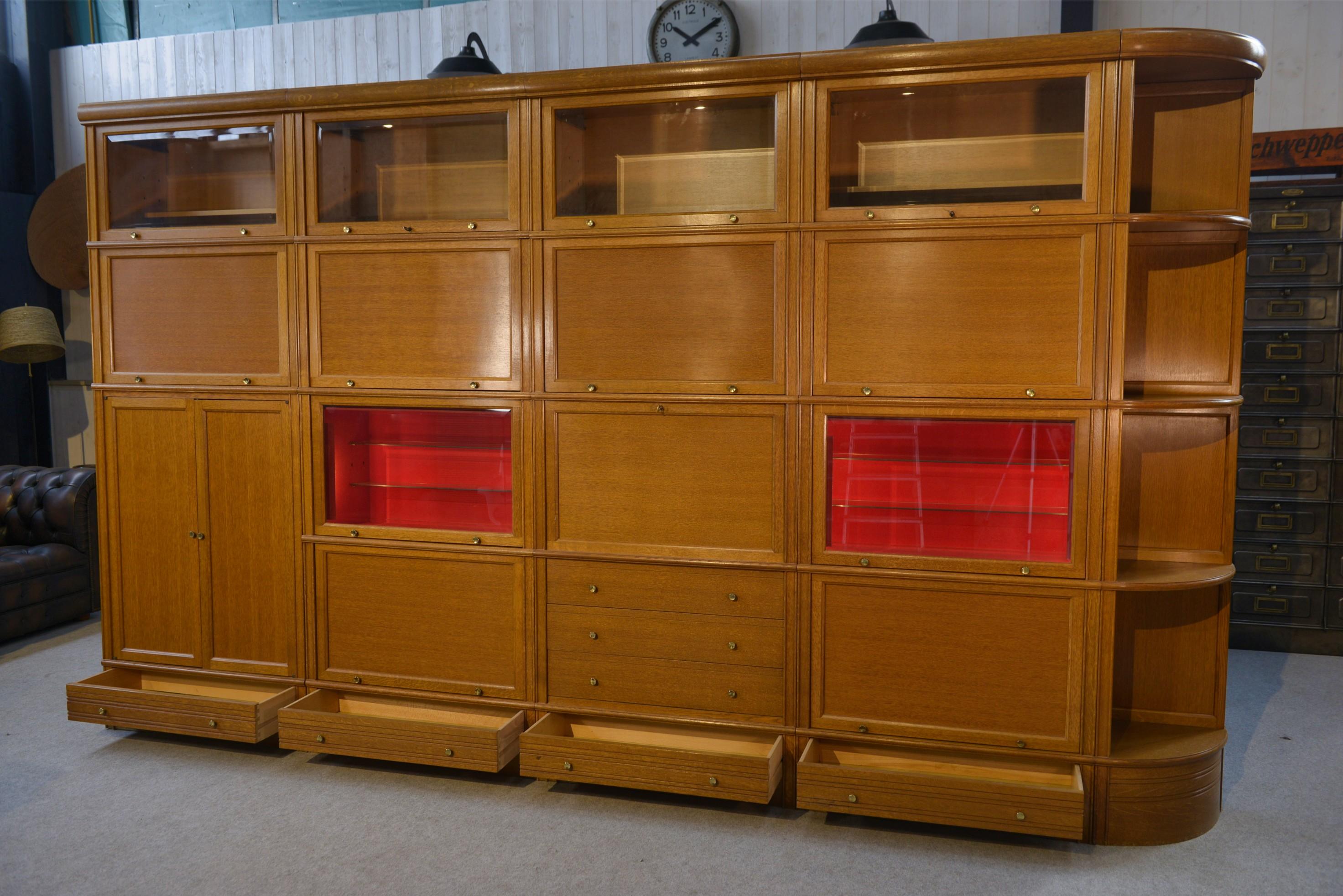 Ensemble meubles modulables par Martin Dupuis en chêne clair 1960 For Sale 8