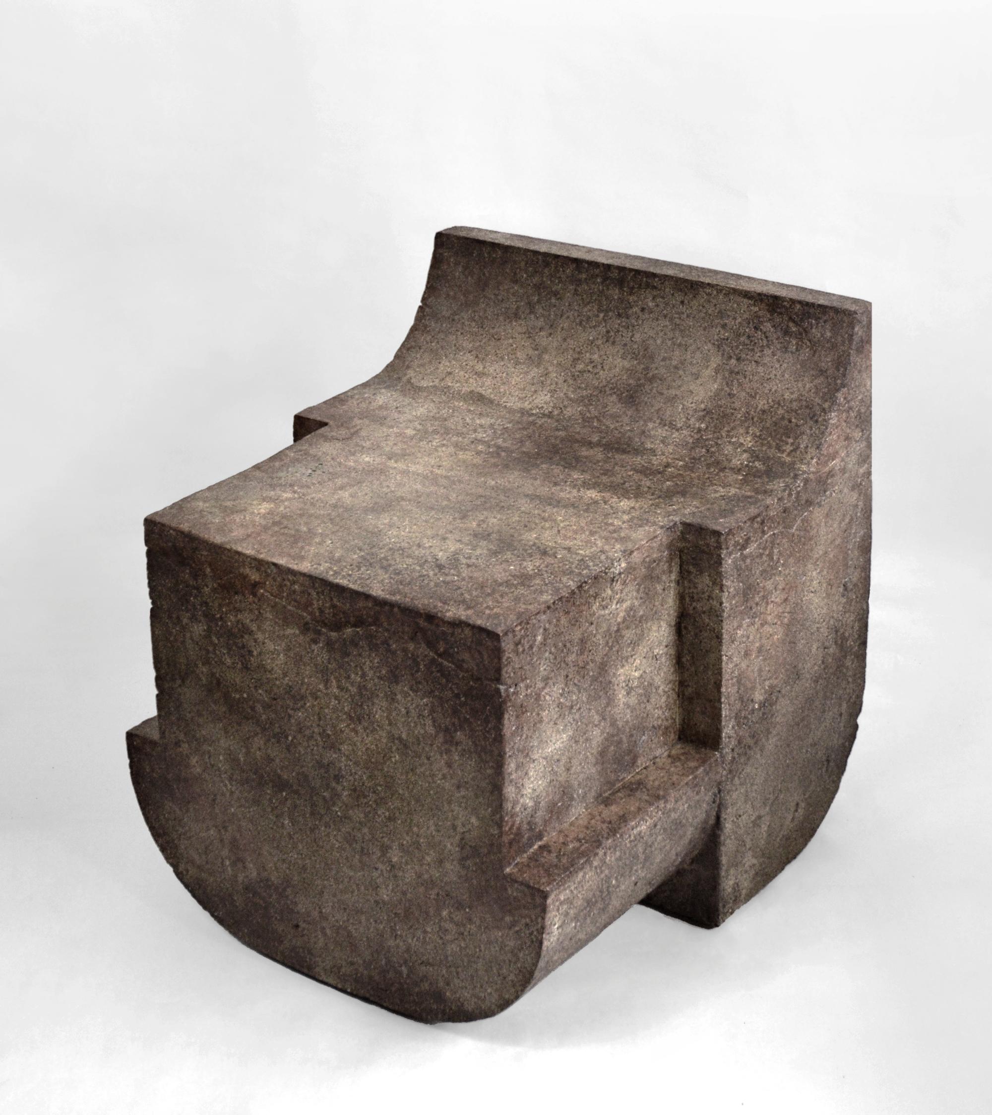 Modern Ensemble of 3 Mono Block Chairs, Isac Elam Kaid