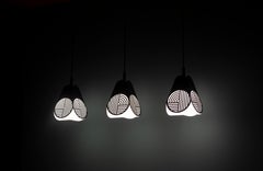 Ensemble of Notic Pendant Lamps by Bower Studio