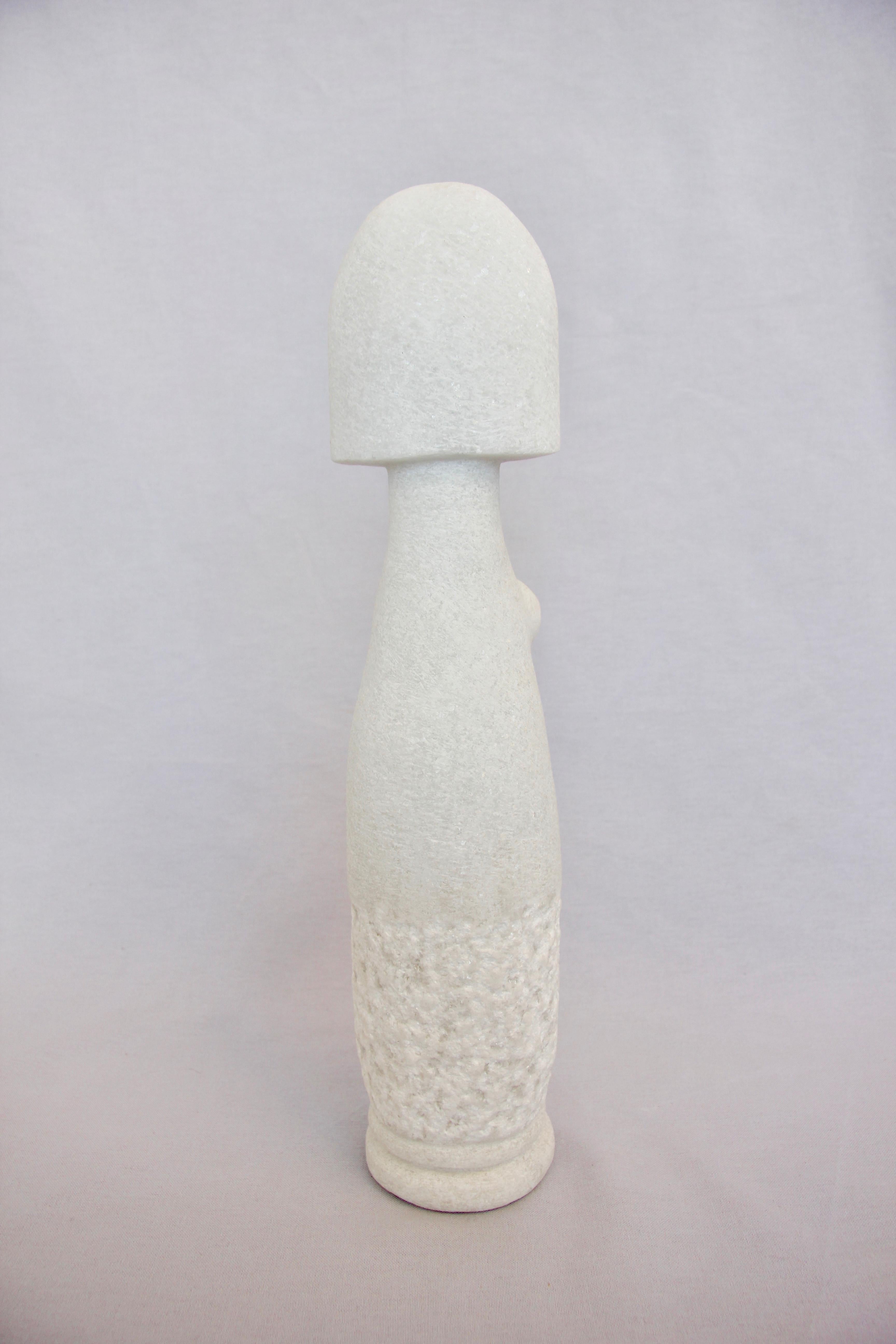 Ensemble of Sculptures, Naxian Marble Shelf Sculptures, Tom Von Kaenel For Sale 4