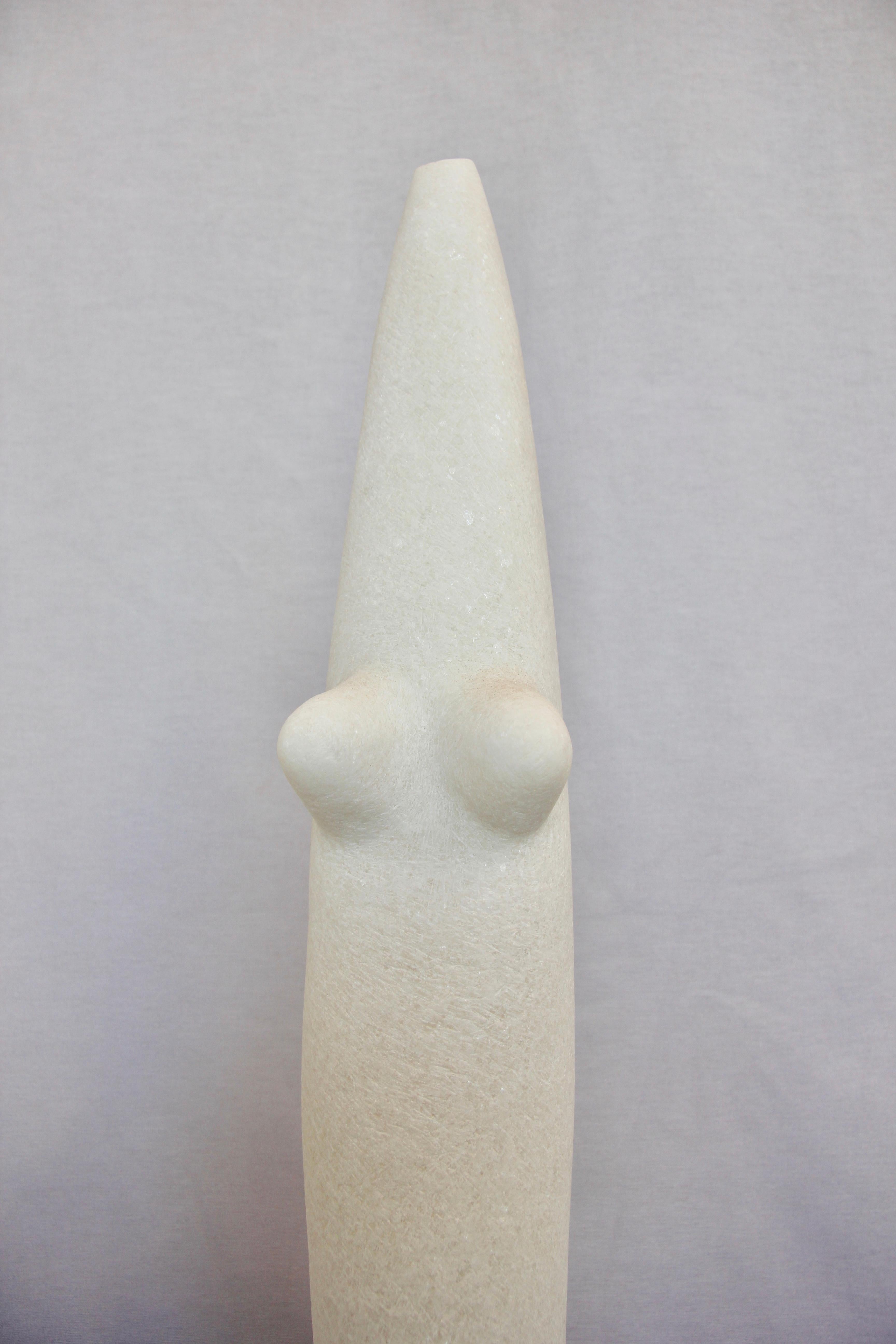 Ensemble of Sculptures, Naxian Marble Shelf Sculptures, Tom Von Kaenel For Sale 6