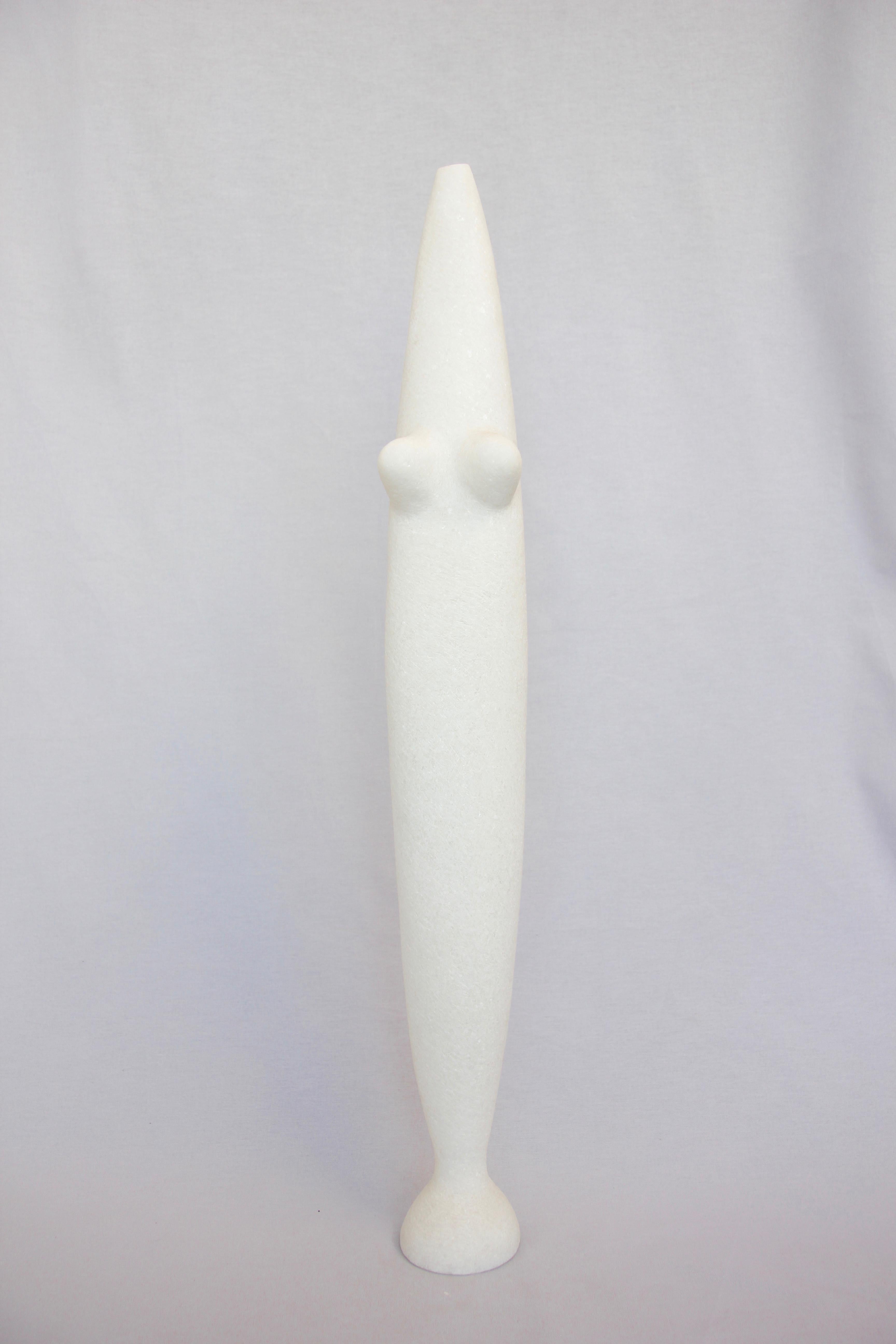 Ensemble of Sculptures, Naxian Marble Shelf Sculptures, Tom Von Kaenel For Sale 14