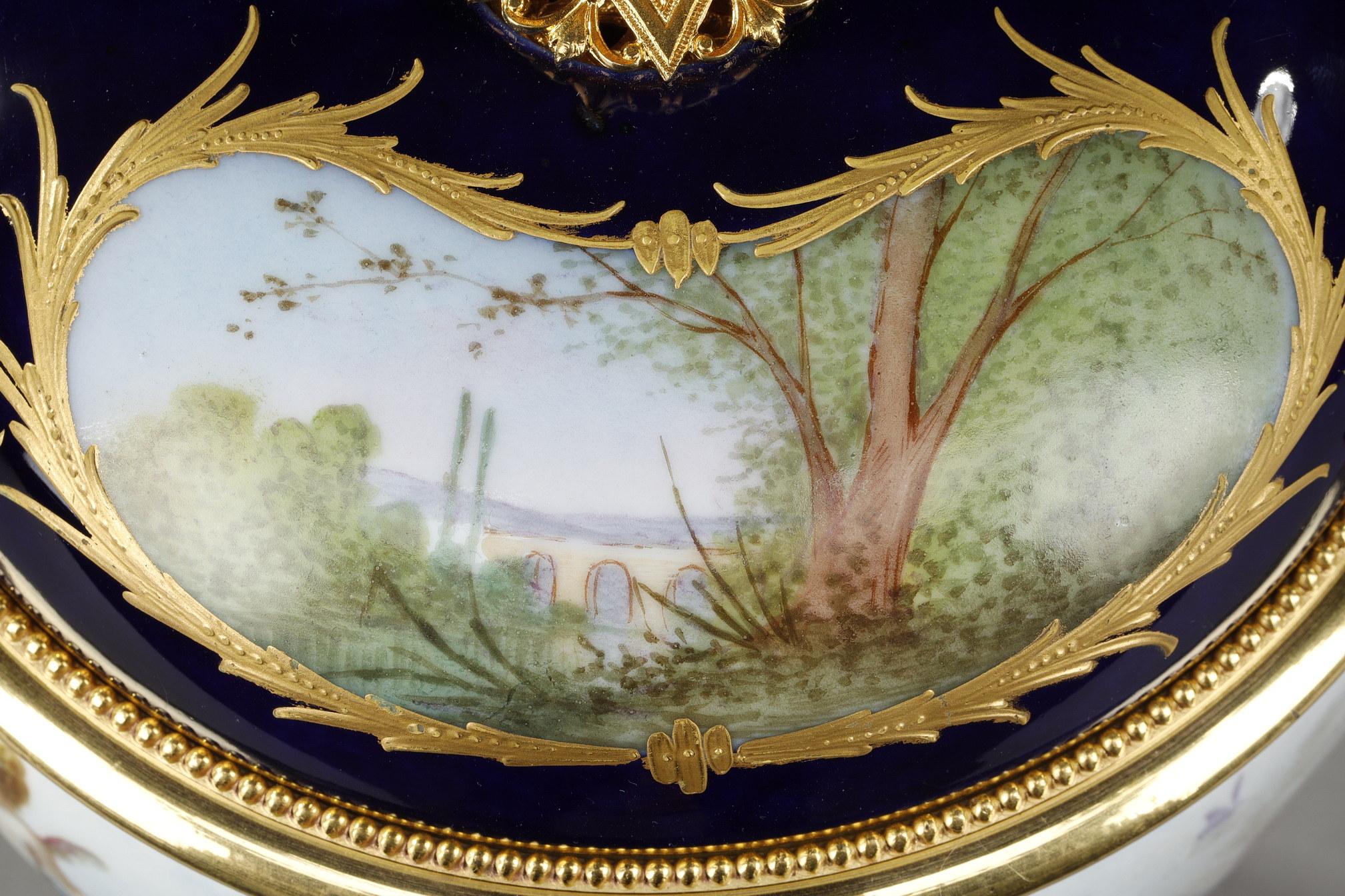 Ensemble of Sèvres Porcelain Decorated with Putti 8