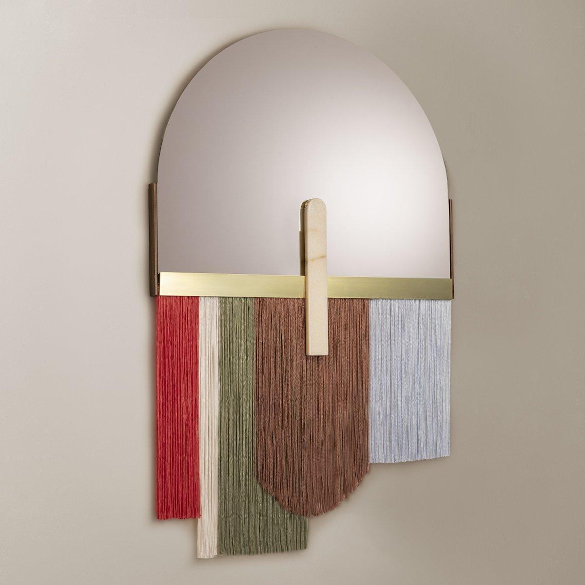 Ensemble of Three Colorful Wall Mirrors by Dooq 3