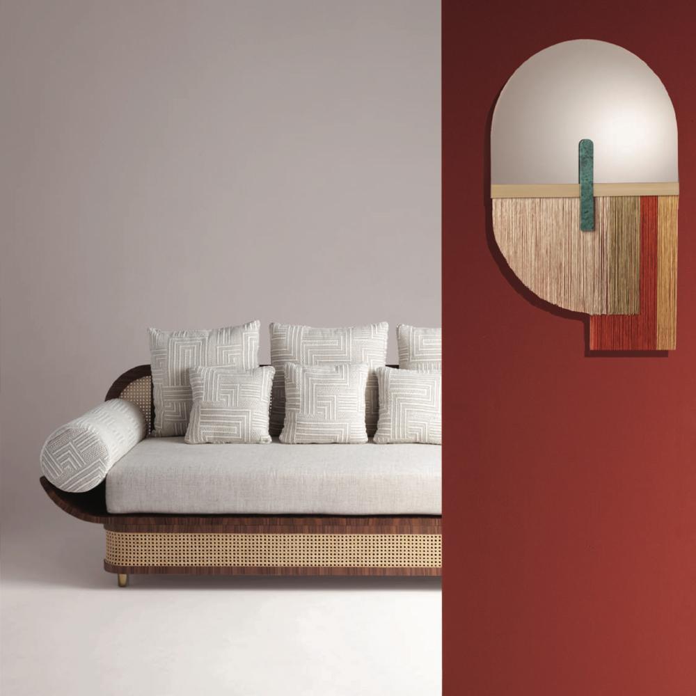 Ensemble of Three Colorful Wall Mirrors by Dooq 9