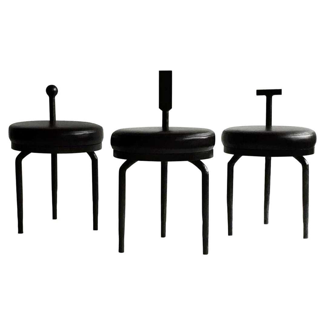Conjunto de Tres Creachairs Firmado por Cal Summers en venta
