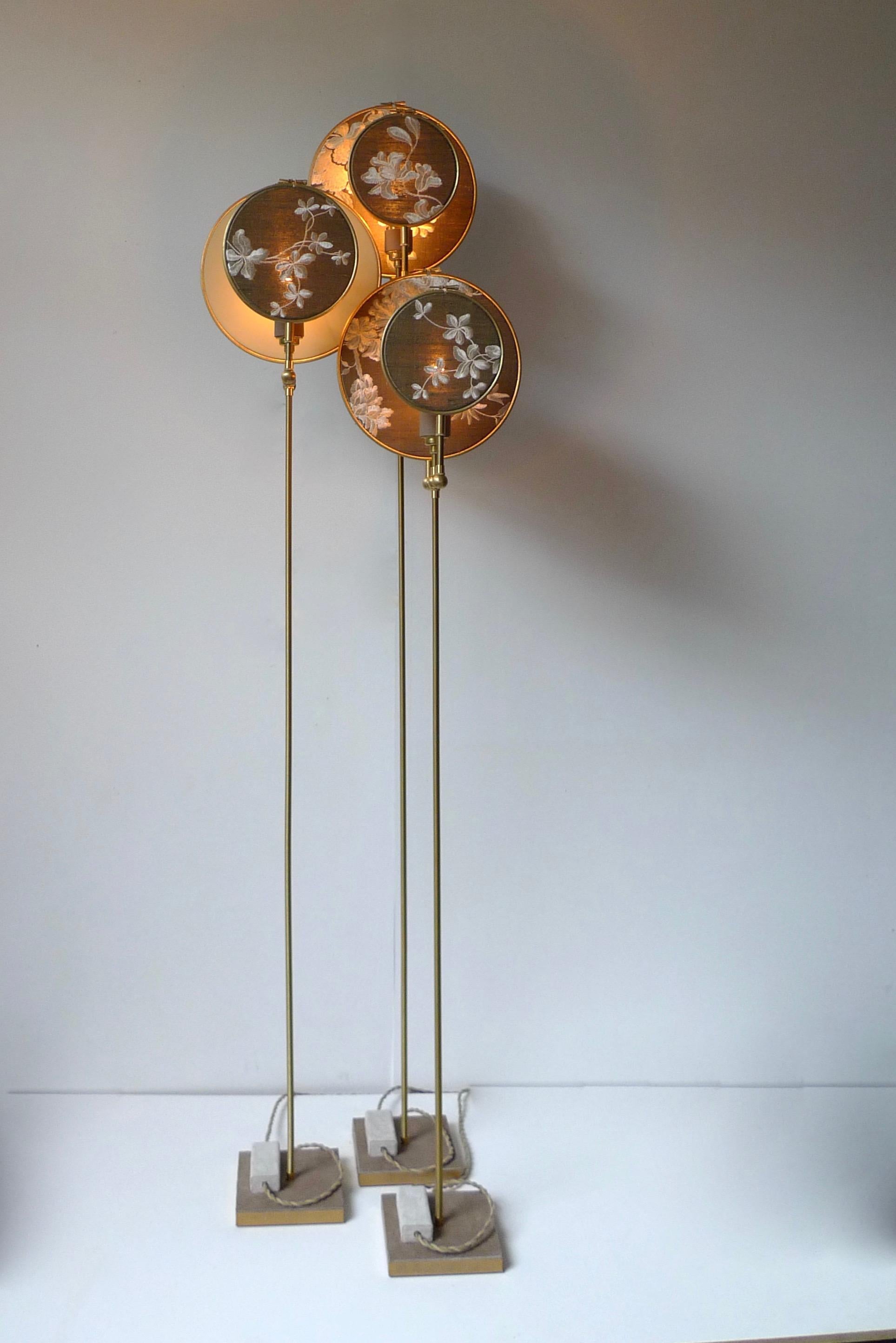 Ensemble of Three Floor Lamps, Sander Bottinga For Sale 11