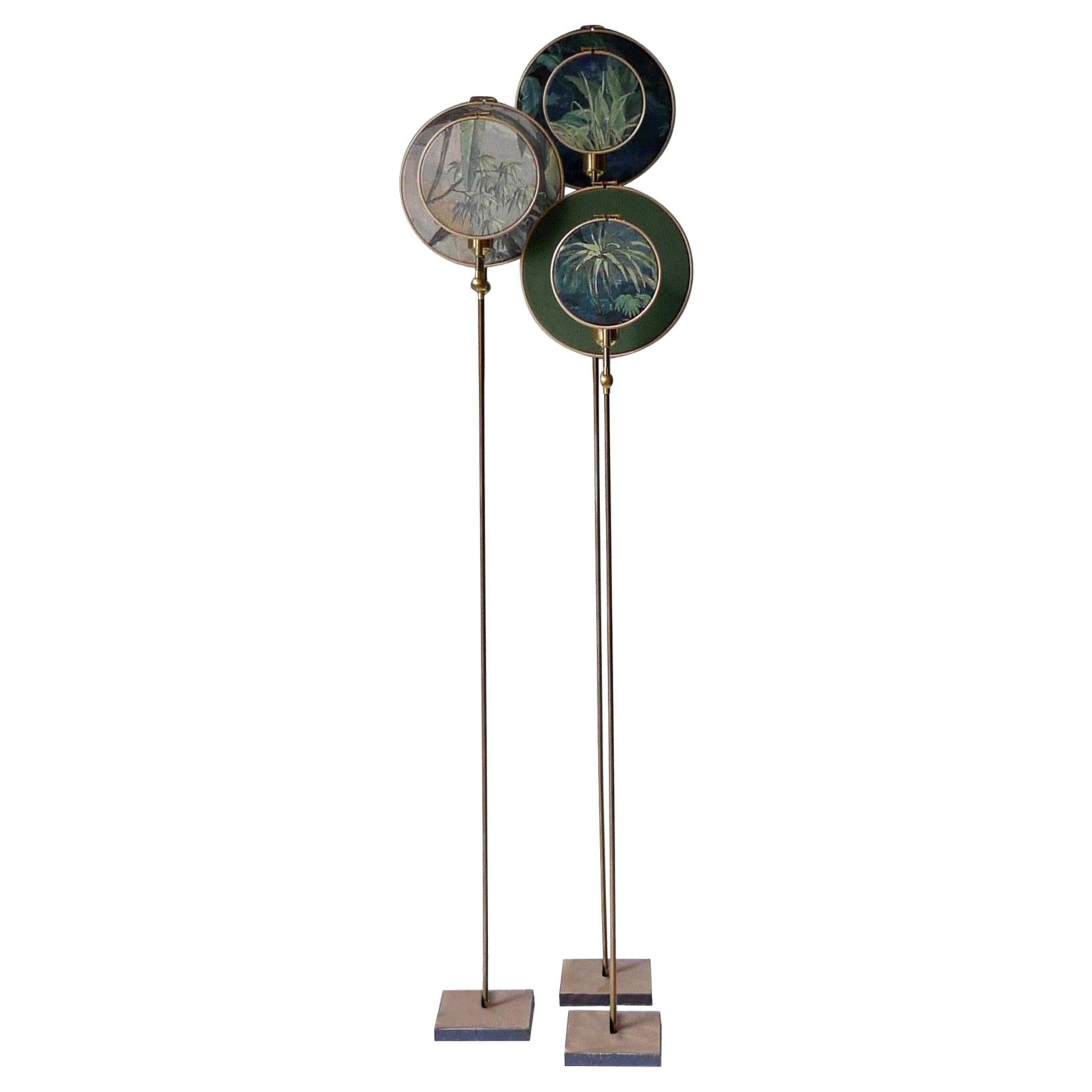 Ensemble of Three Floor Lamps, Sander Bottinga For Sale