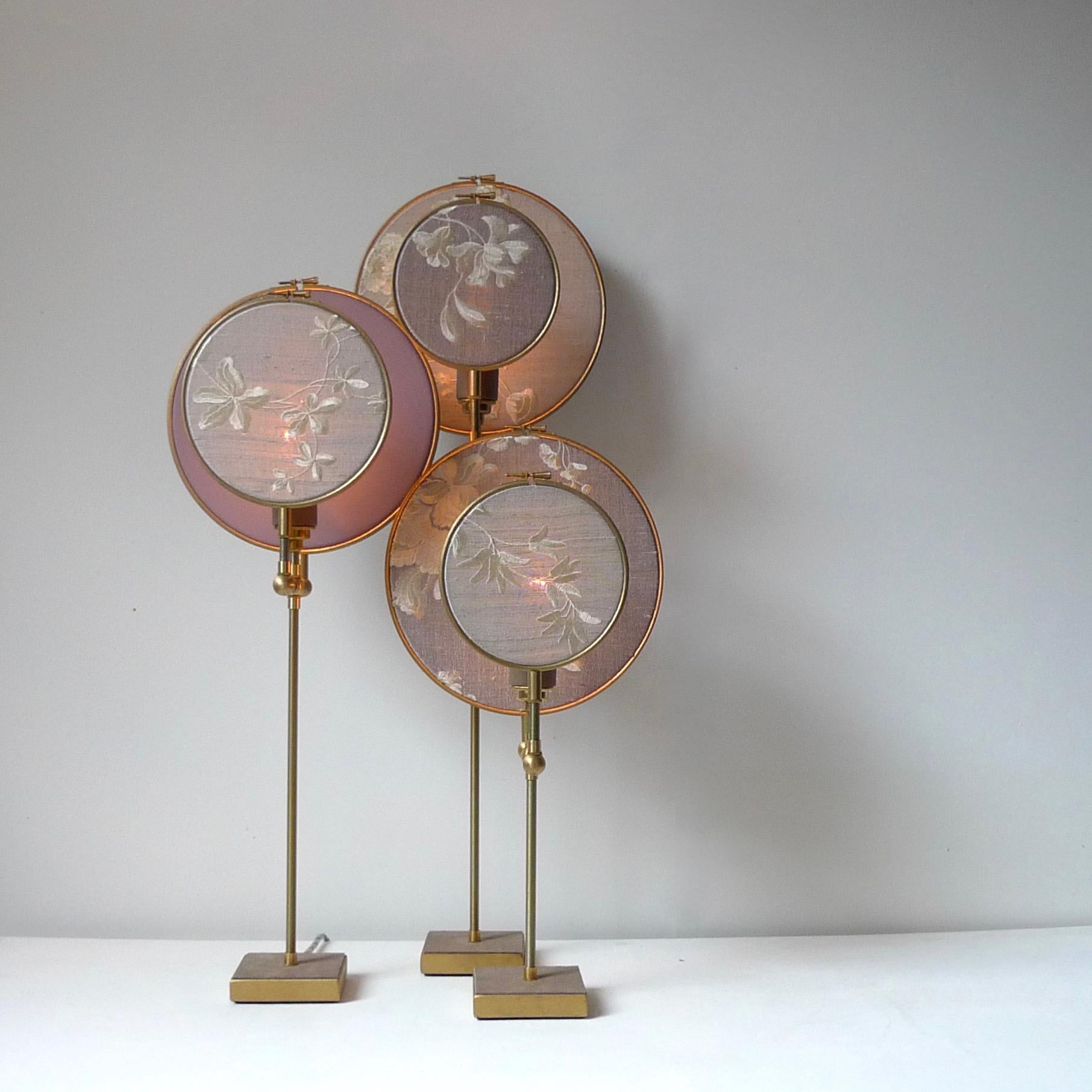 Ensemble of Three Table Lamps, Sander Bottinga In New Condition For Sale In Geneve, CH