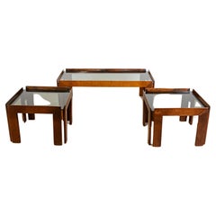 Ensemble table basse et bouts de canapé, 1970