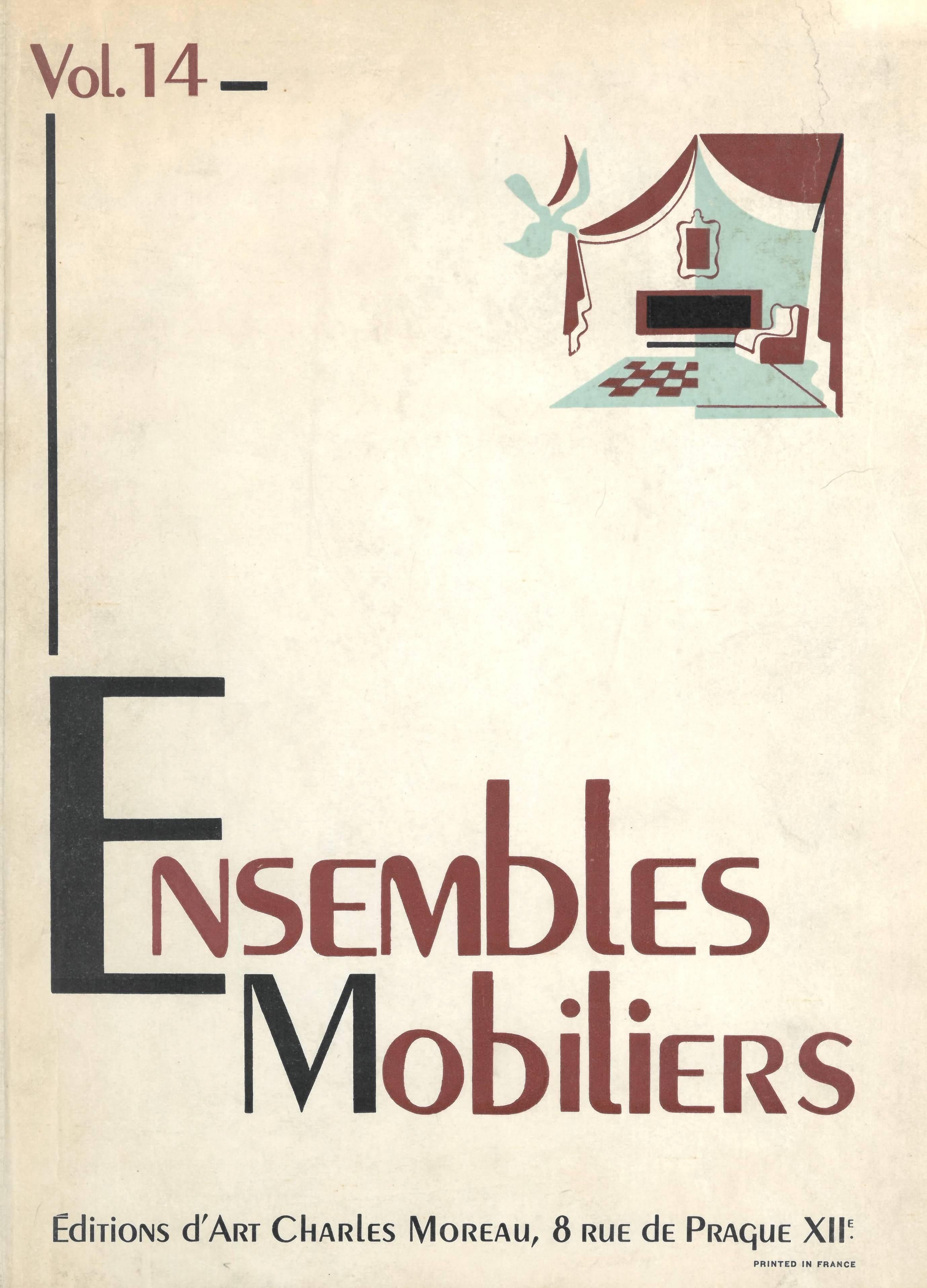 Mid-20th Century Ensembles Mobiliers, 6 Volumes ‘13 to 18’ (Book) For Sale