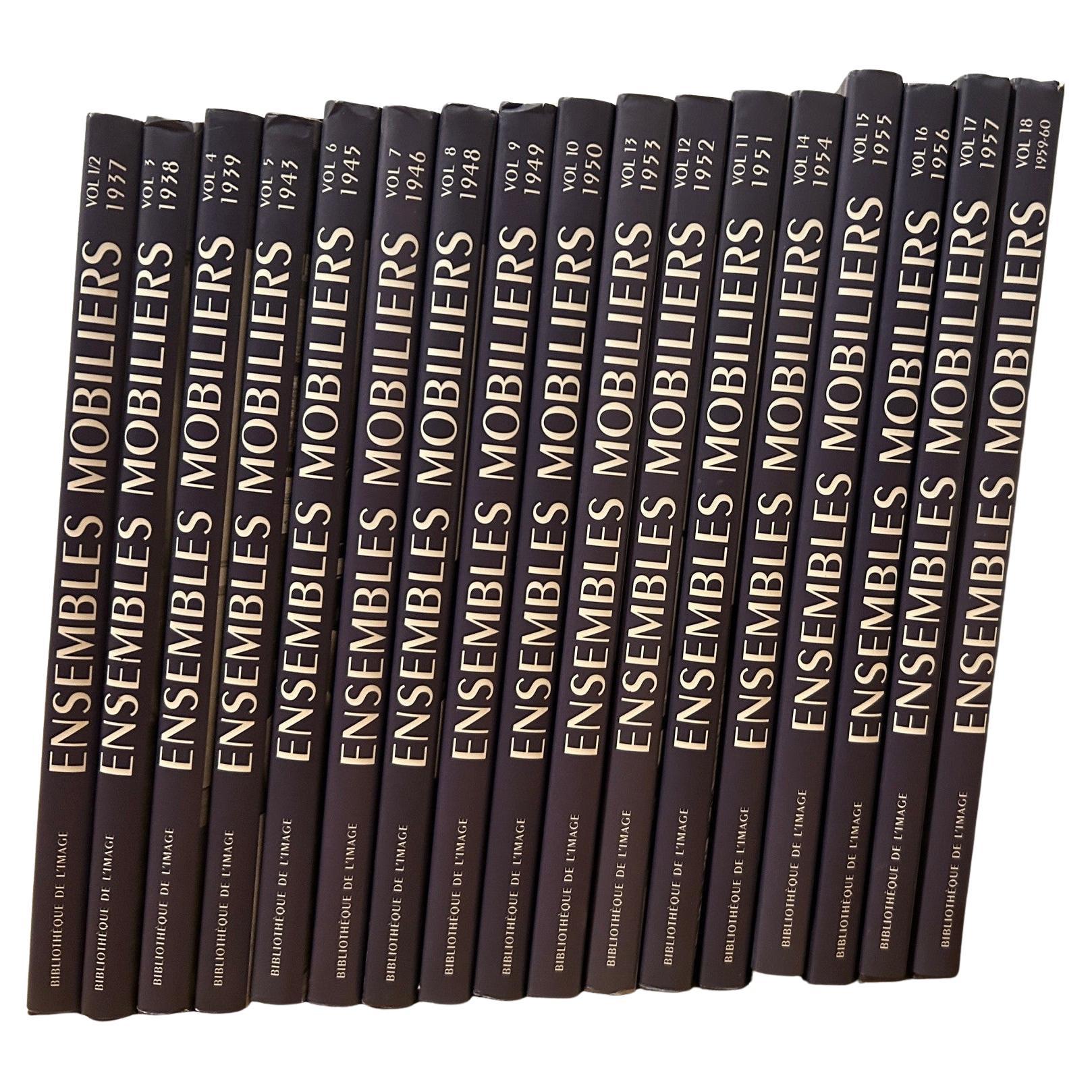 Ensembles Mobiliers, 18 volumes in 17 books