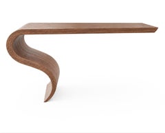 Enso Desk In Walnut by Neal Aronowitz