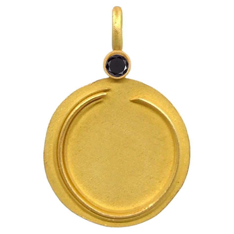 'Enso II' 18k Gold Pendant